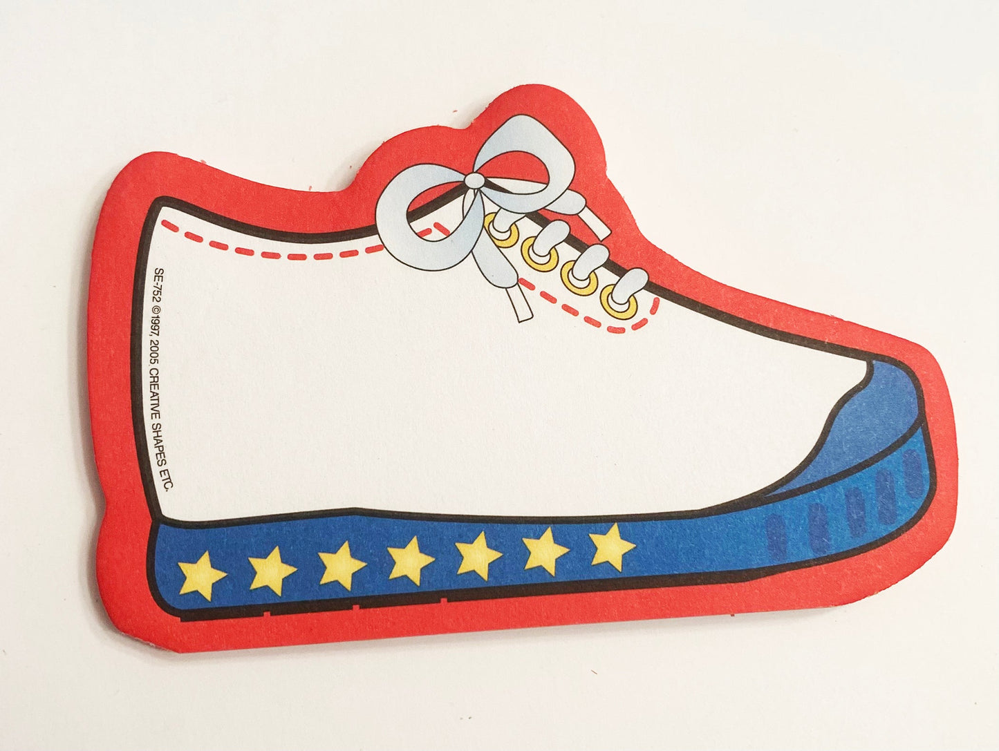 SHAPES ETC. Mini Notepad - Sneaker