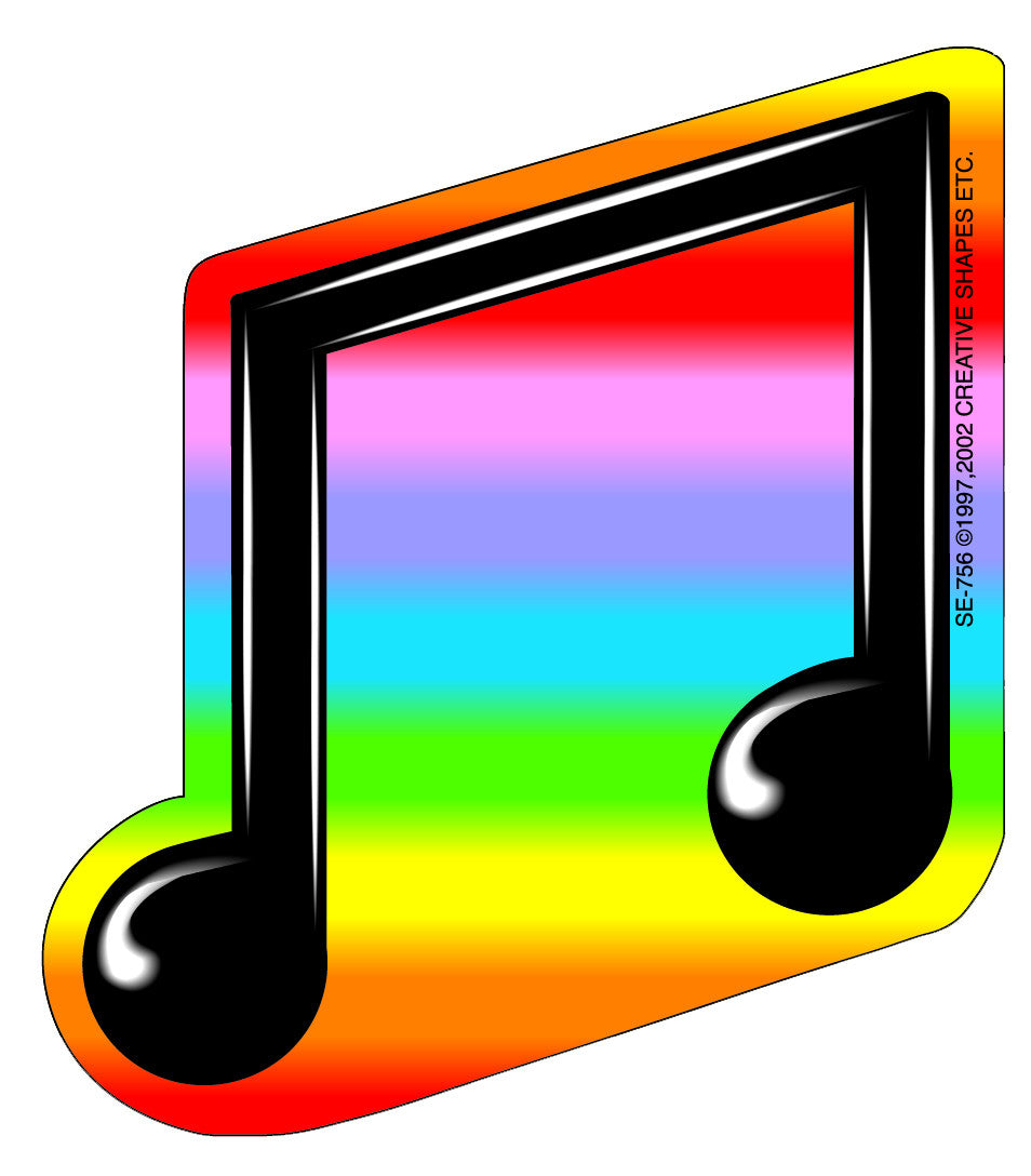 SHAPES ETC. Mini Notepad - Music Note