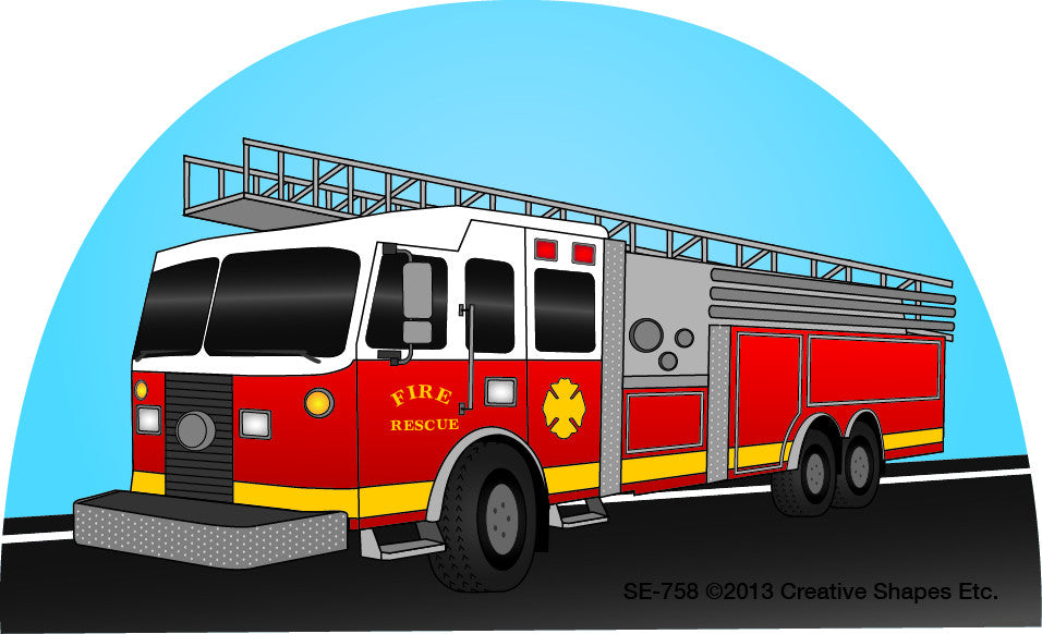 SHAPES ETC. Mini Notepad - Fire Truck