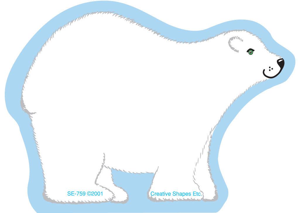 SHAPES ETC. Mini Notepad - Polar Bear