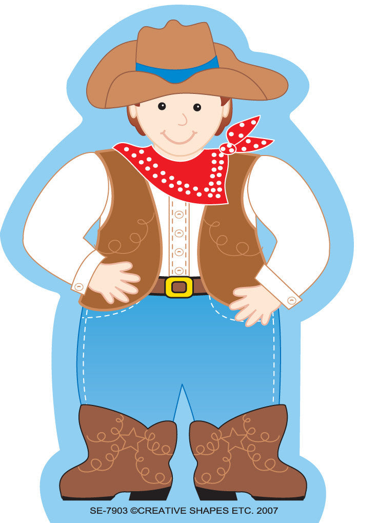 SHAPES ETC. Mini Notepad - Cowboy