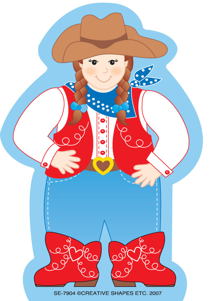 SHAPES ETC. Mini Notepad - Cowgirl