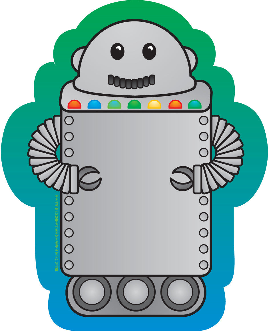 SHAPES ETC. Mini Notepad - Robot