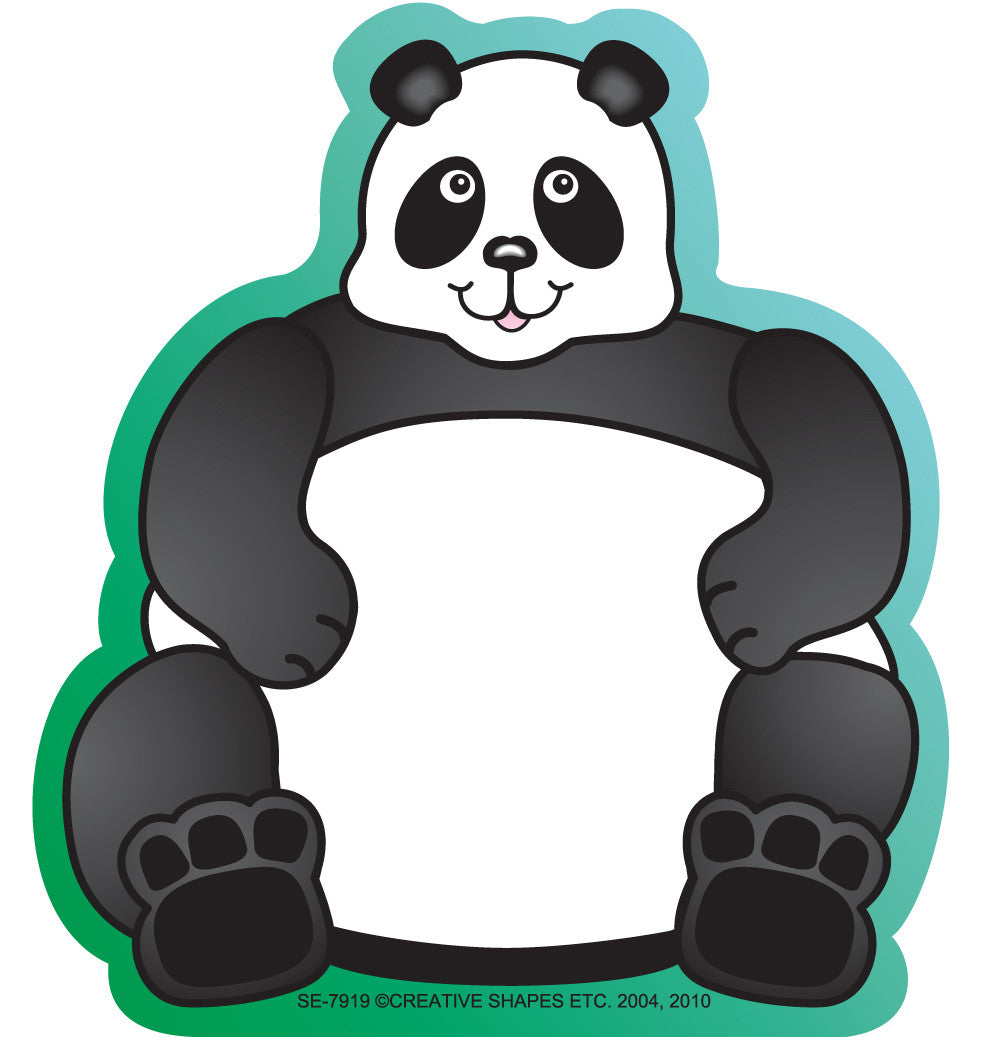 SHAPES ETC. Mini Notepad - Panda