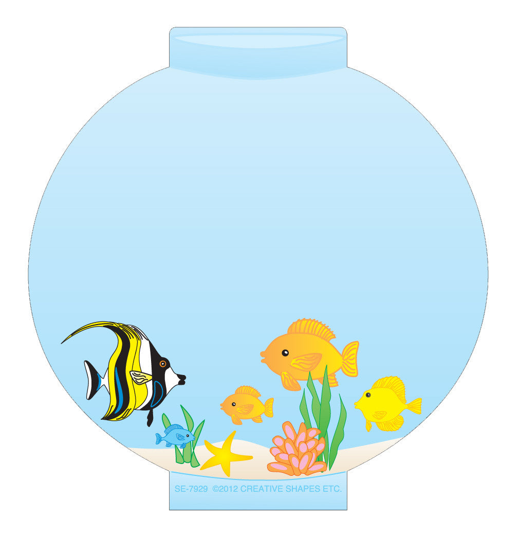 SHAPES ETC. Mini Notepad - Aquarium