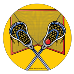 SHAPES ETC. Mini Notepad - Lacrosse Stick