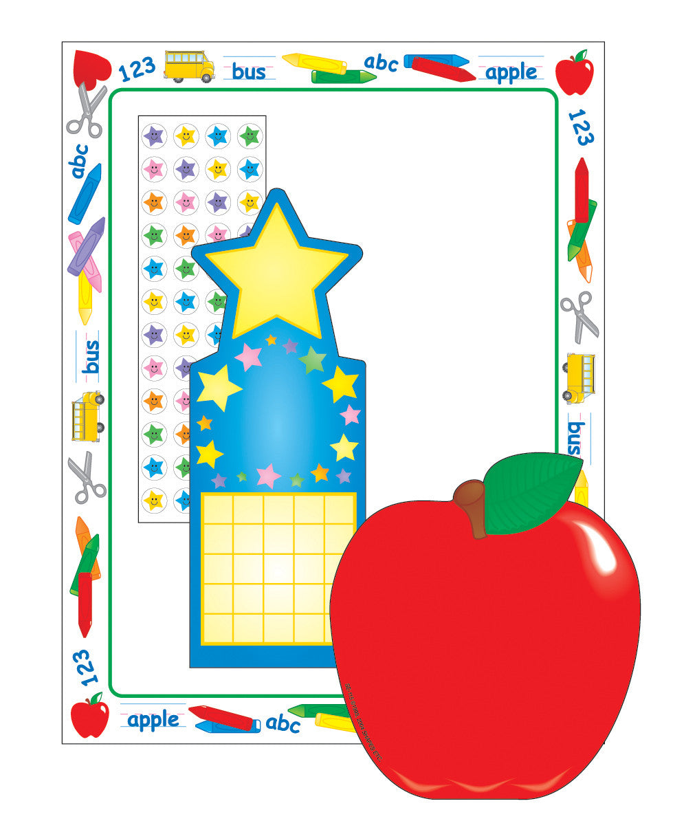 SHAPES ETC. Stationery Set - School