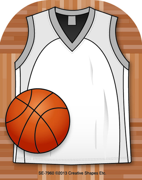 SHAPES ETC. Mini Notepad - Basketball Jersey
