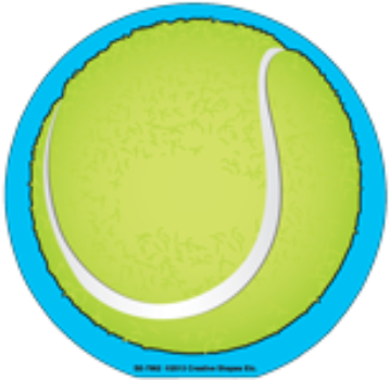 SHAPES ETC. Mini Notepad - Tennis Ball