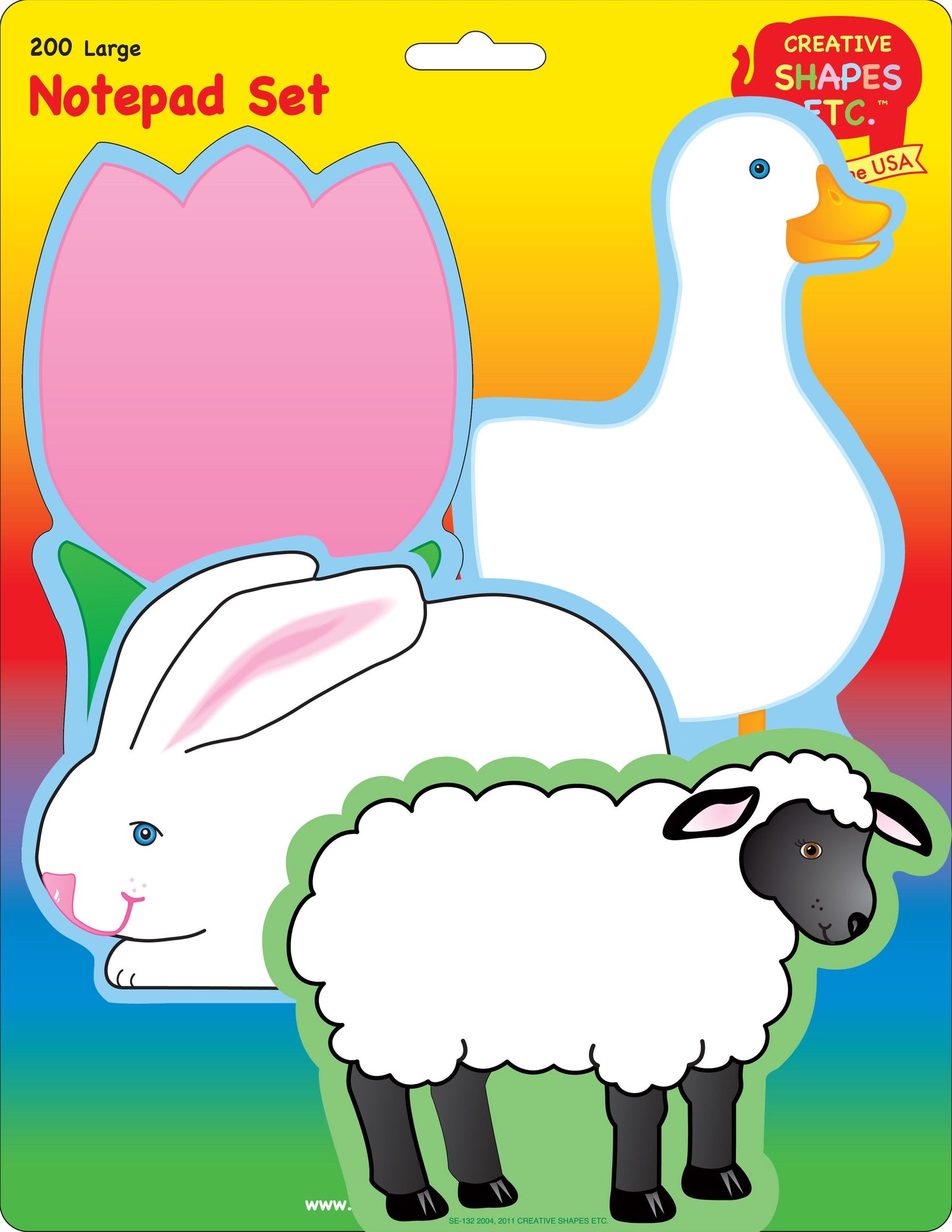SHAPES ETC. Notepad Set - Easter