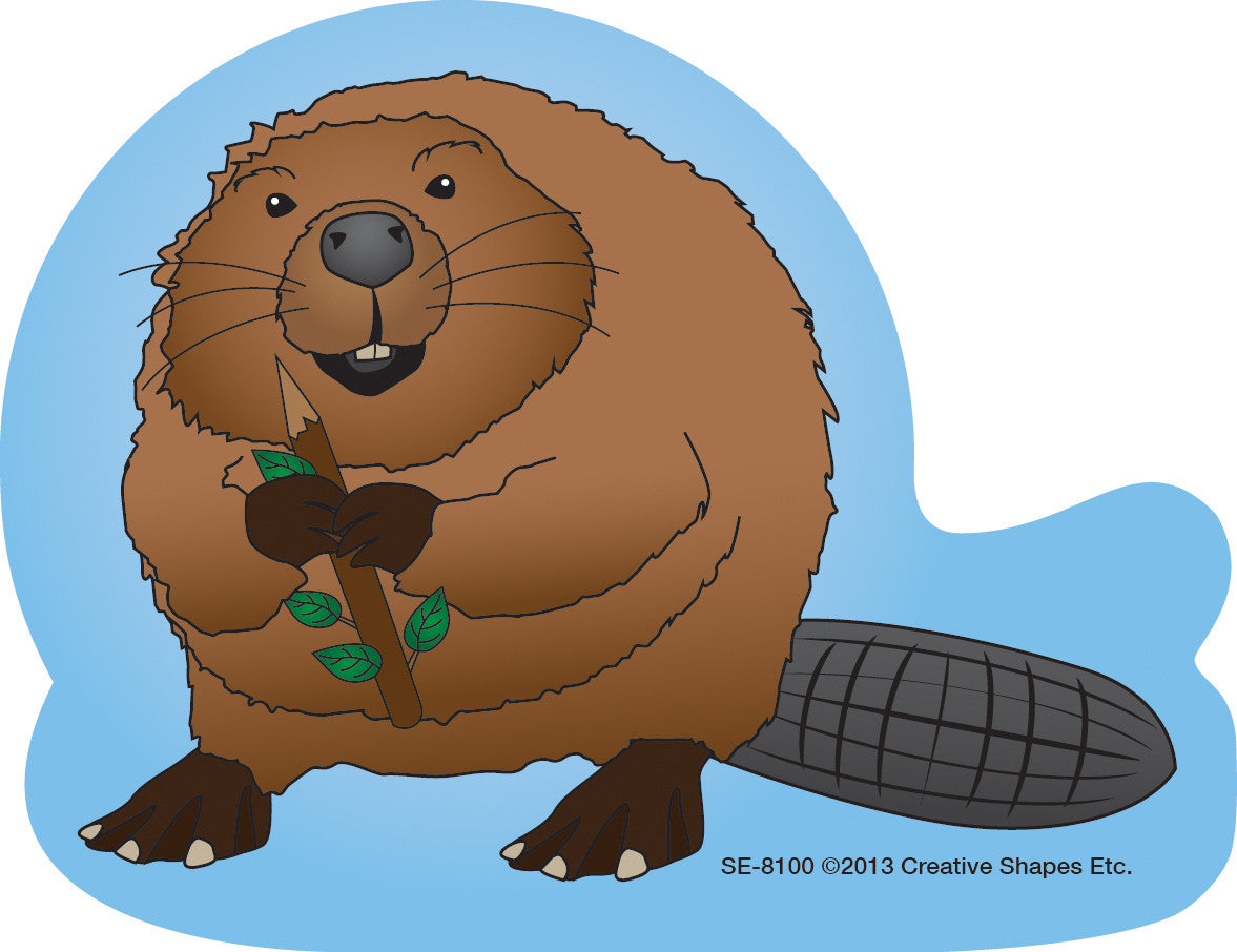 SHAPES ETC. Mini Notepad - Beaver