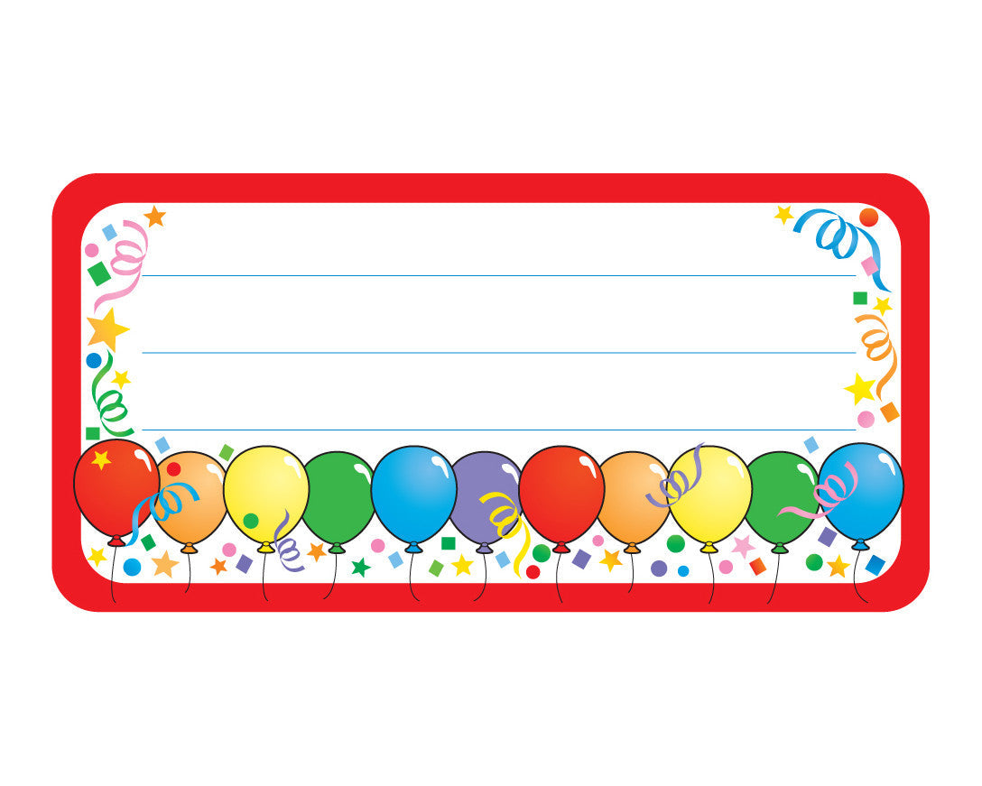 SHAPES ETC. Nametag - Balloon