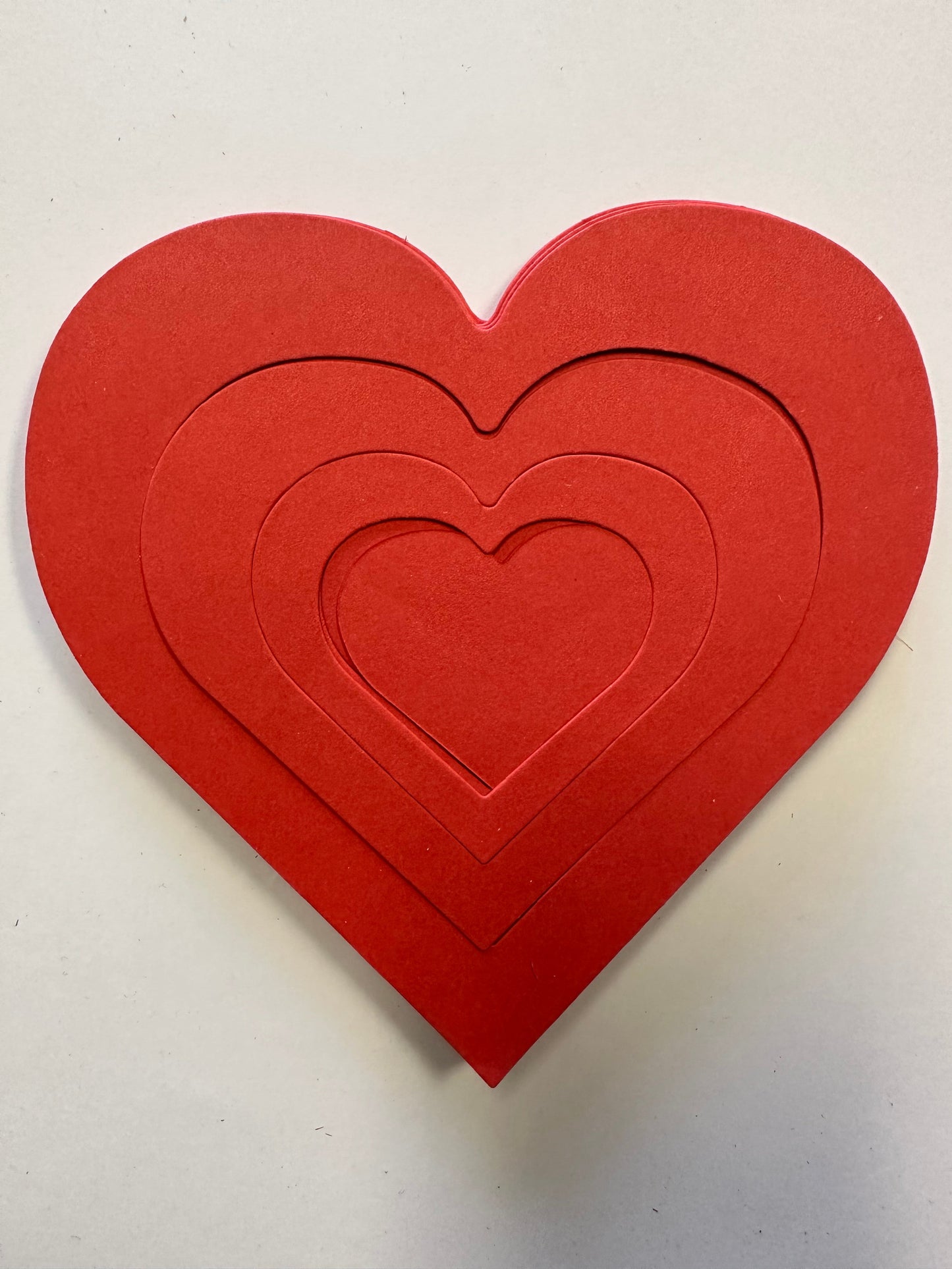 SHAPES ETC. Growing Heart Large Single Color Cut-Out - 5.5"
