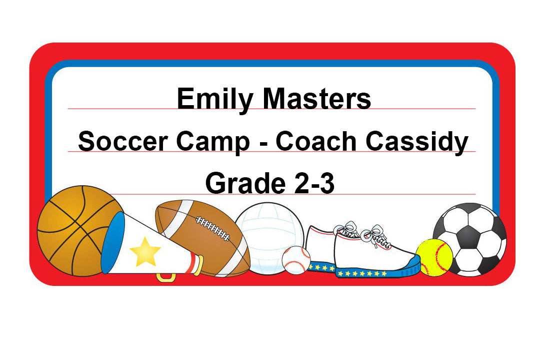 SHAPES ETC. Nametag - Sports