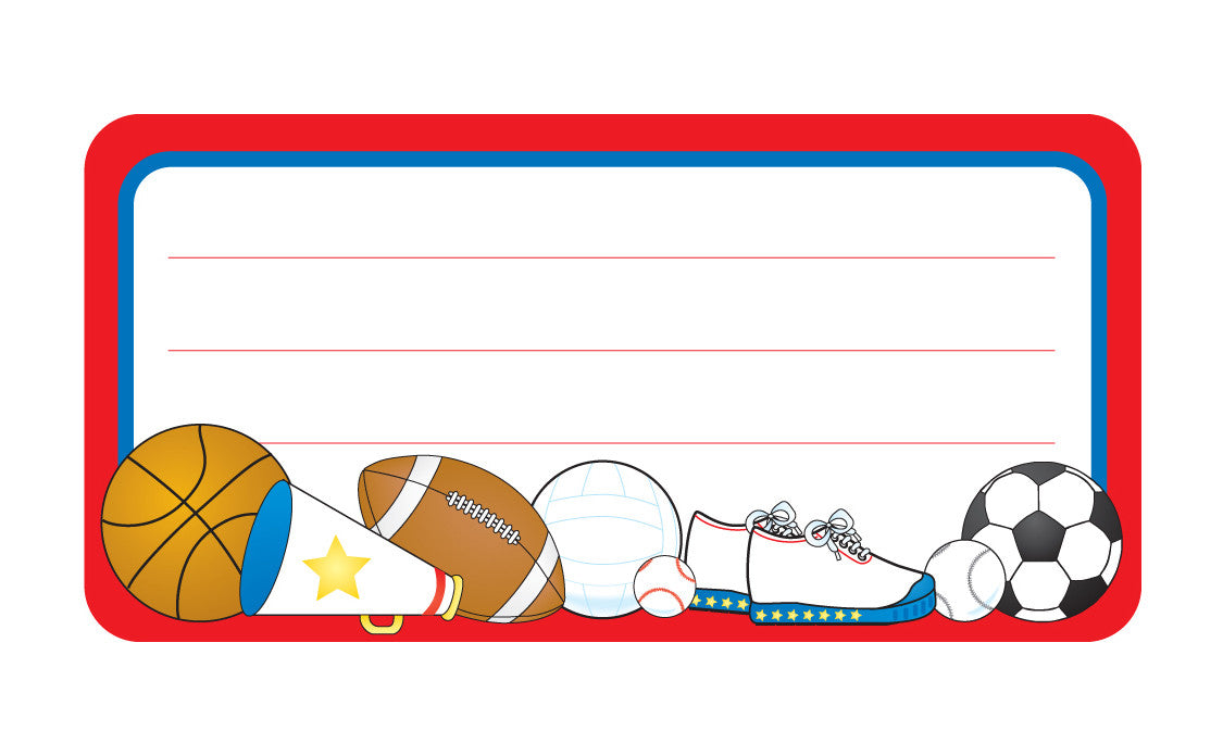 SHAPES ETC. Nametag - Sports