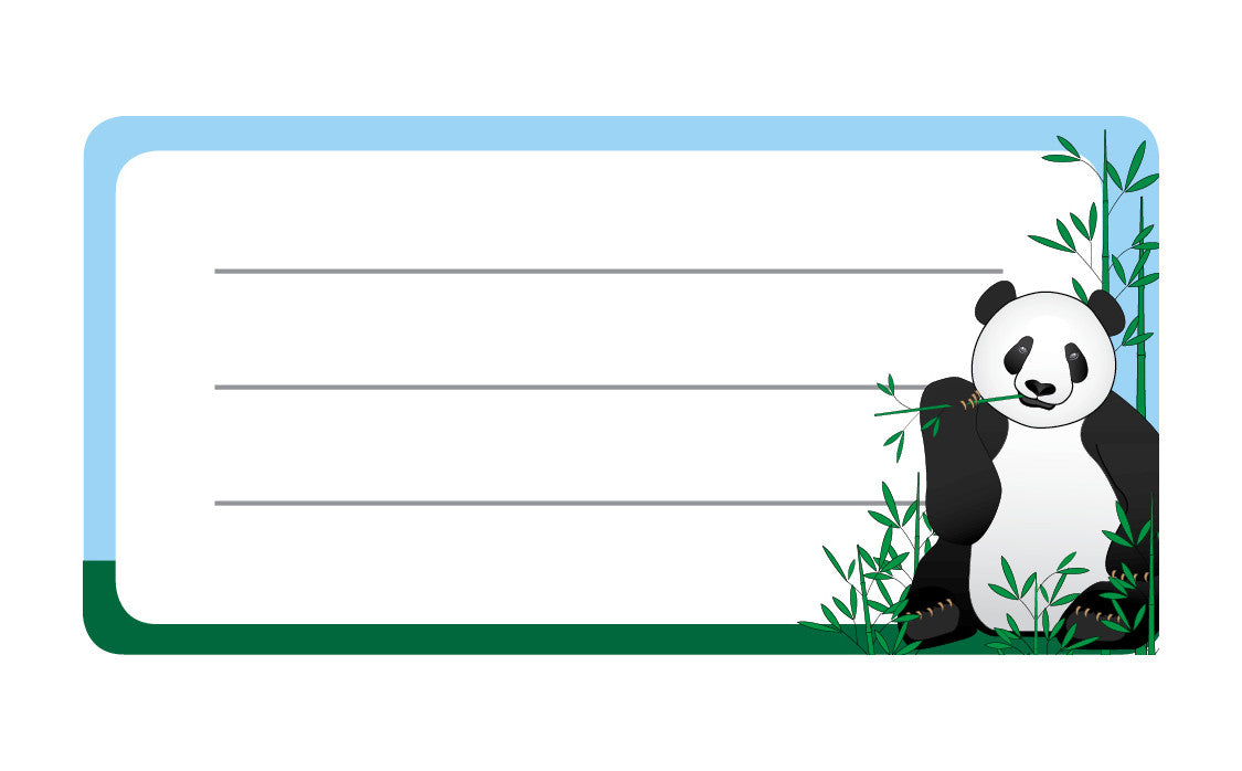 SHAPES ETC. Nametag - Panda