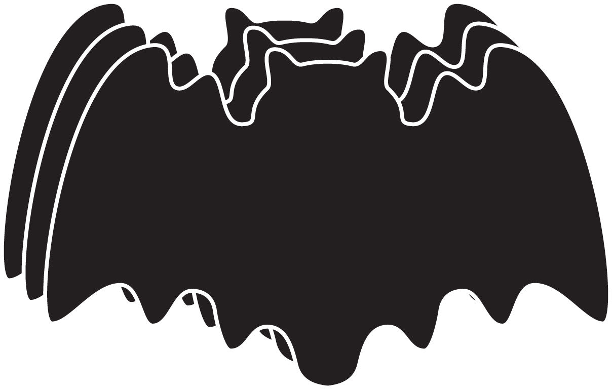 SHAPES ETC. Large Single Color Cut-Out - Bat