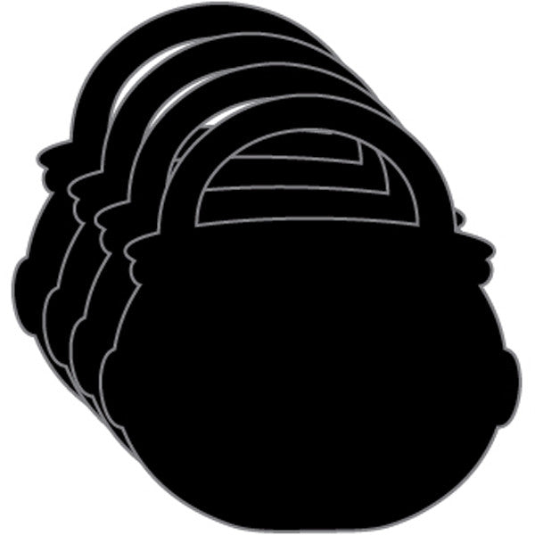 SHAPES ETC. Large Single Color Creative Foam Cut-Outs - Kettle
