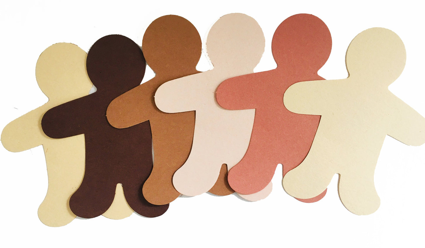 SHAPES ETC. Person Multicultural Creative Cut-Outs- 5.5”