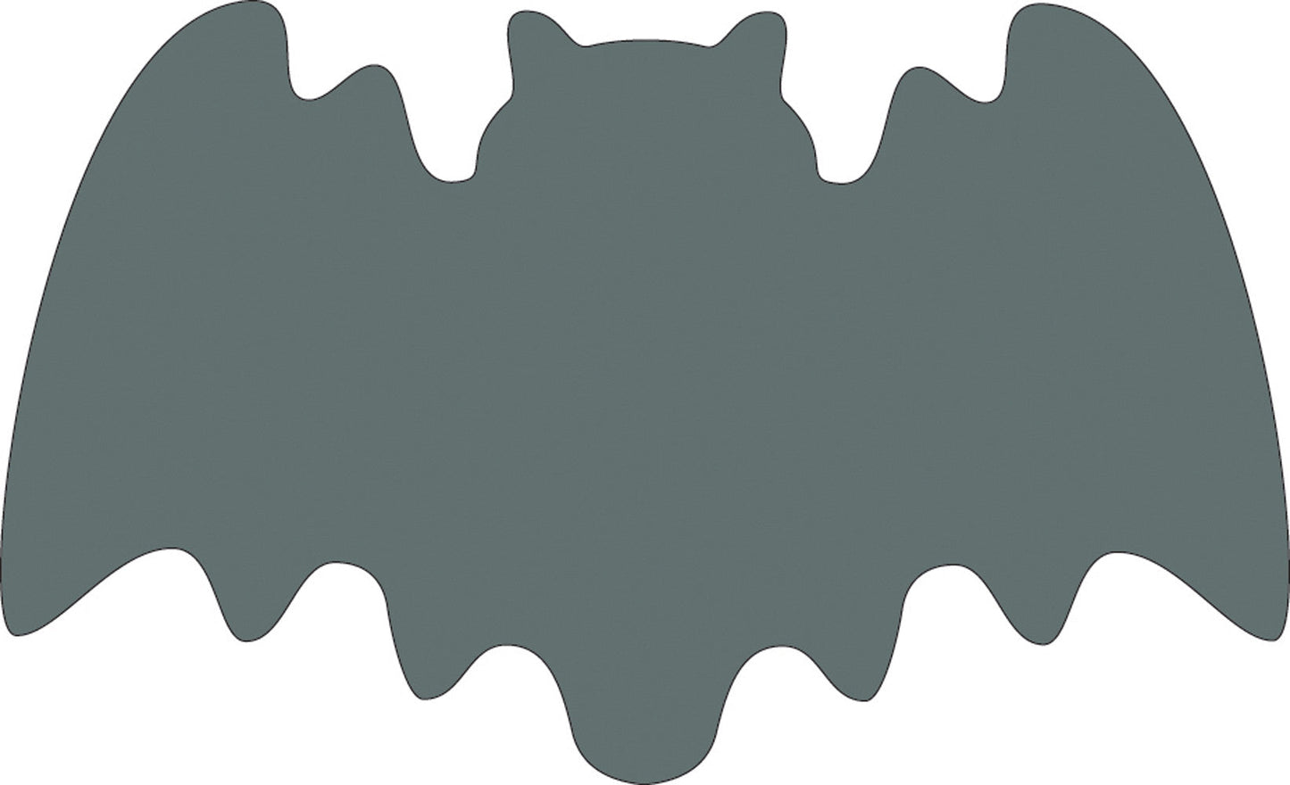SHAPES ETC. Sticky Shape Notepad - Bat