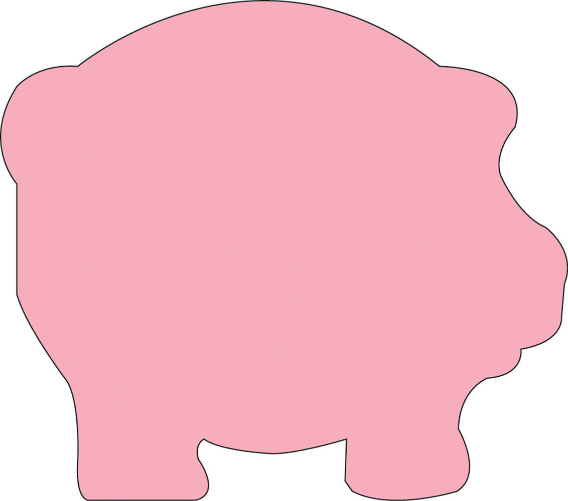 SHAPES ETC. Sticky Shape Notepad - Pig