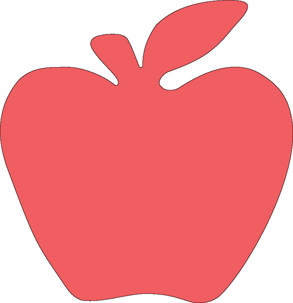 SHAPES ETC. Sticky Shape Notepad - Red Apple