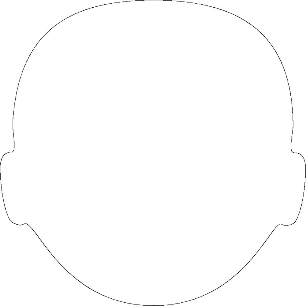 SHAPES ETC. Sticky Shape Notepad - Face