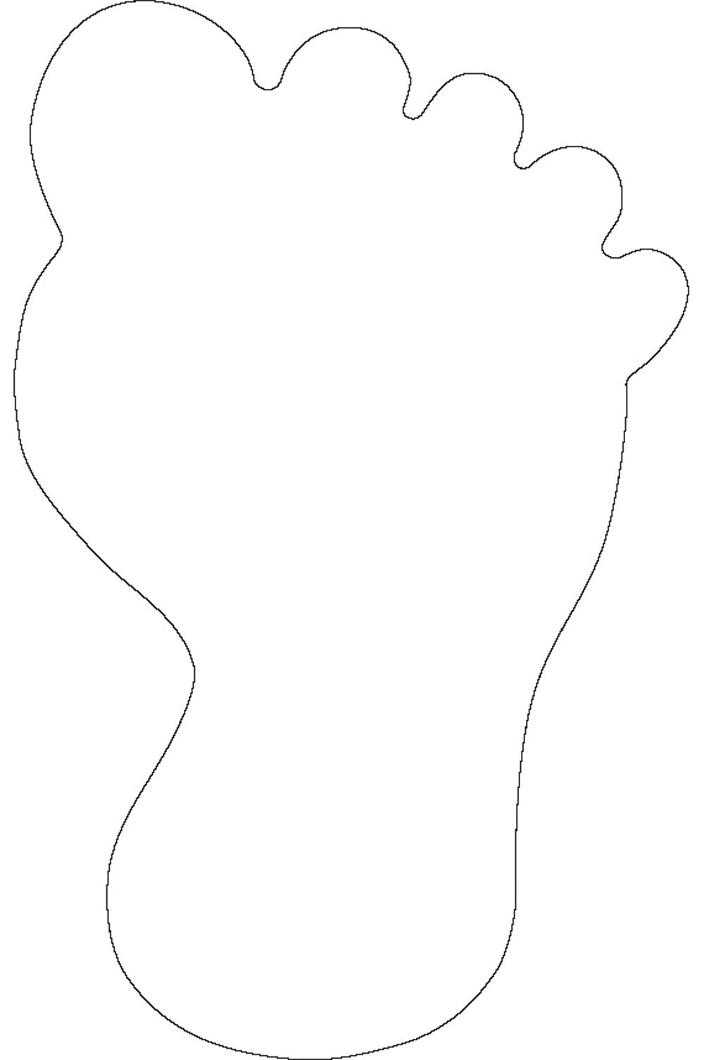 SHAPES ETC. Sticky Shape Notepad - Foot