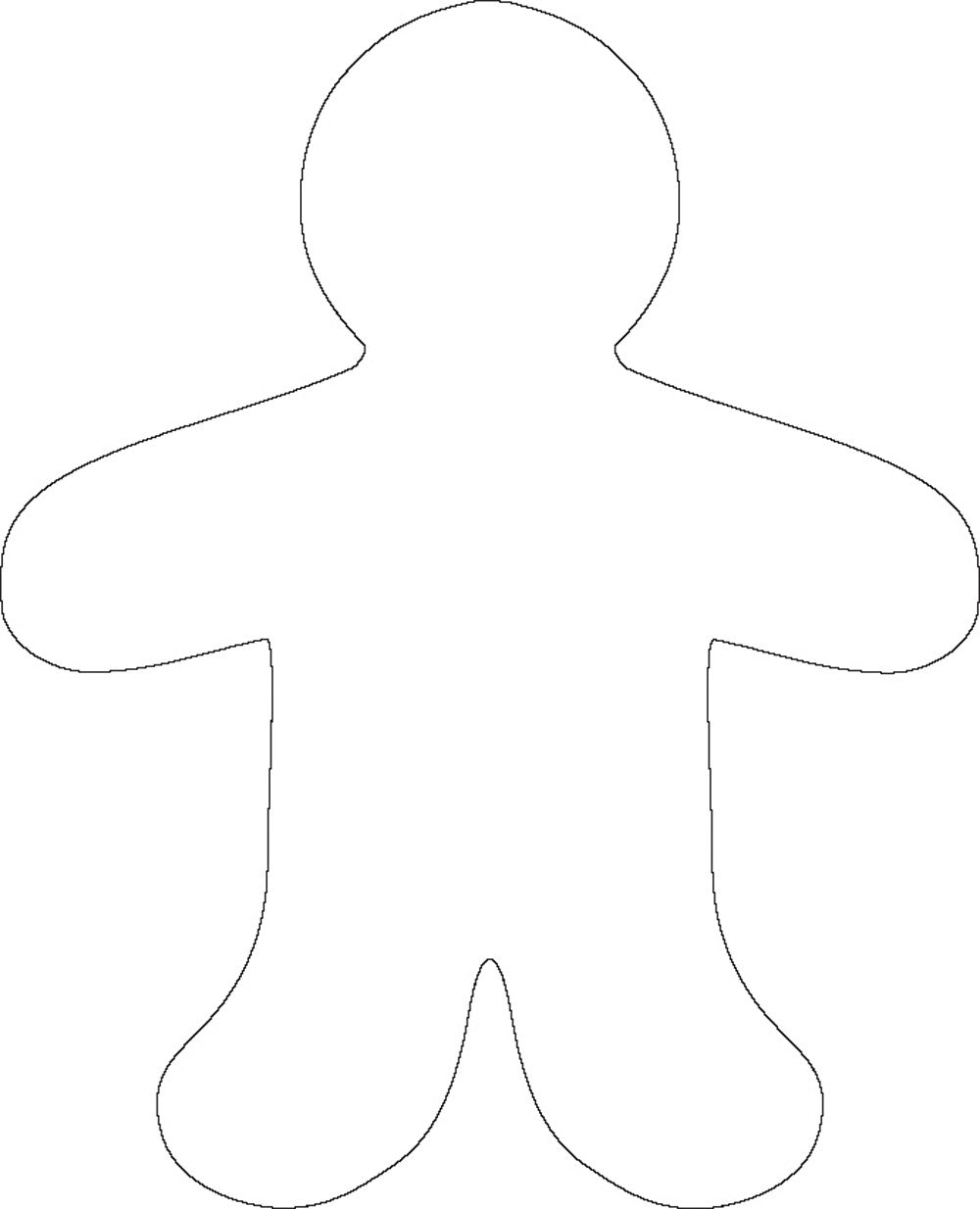 SHAPES ETC. Sticky Shape Notepad - Person