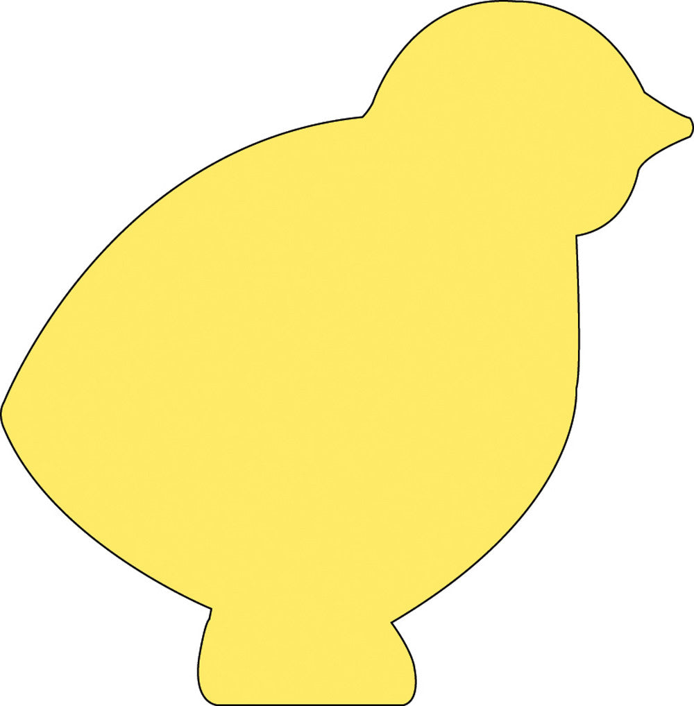 SHAPES ETC. Sticky Shape Notepad - Chick