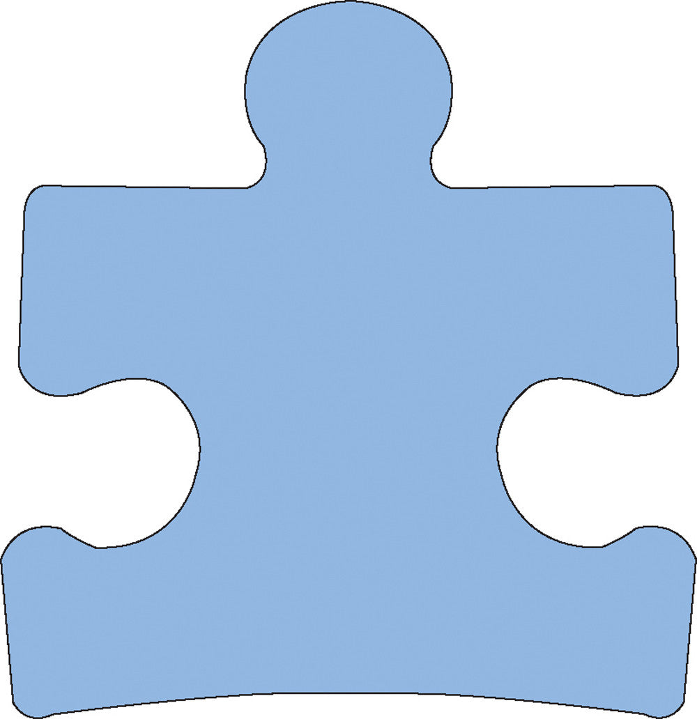 SHAPES ETC. Sticky Shape Notepad - Puzzle Piece