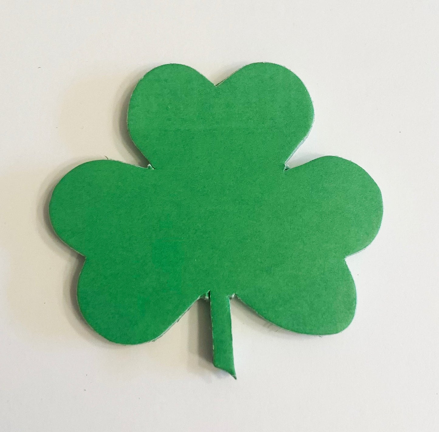 SHAPES ETC. Sticky Shape Notepad - Shamrock