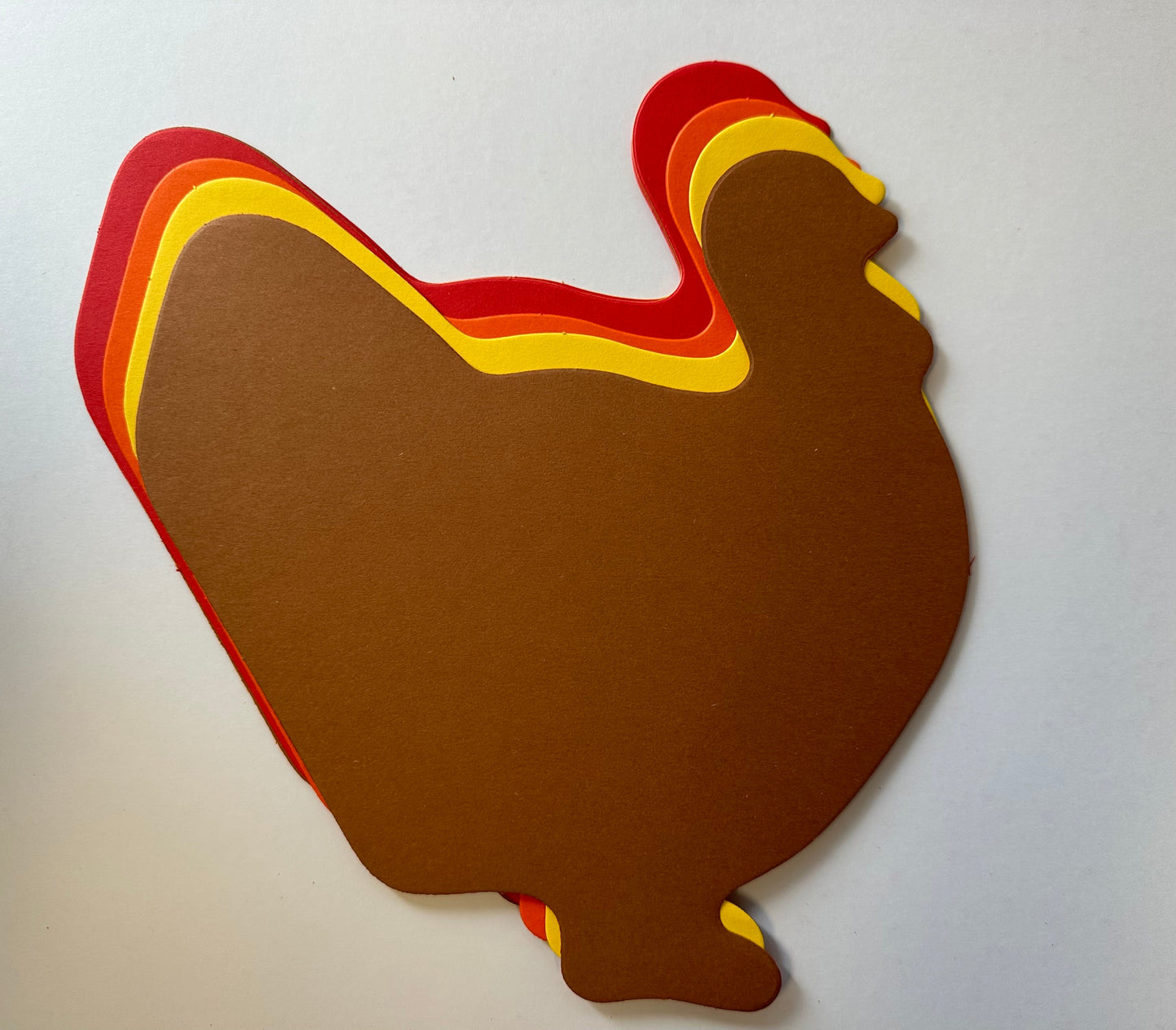 SHAPES ETC. Thanksgiving Turkey Assorted Color Super Cut-Outs - 8in x 10in