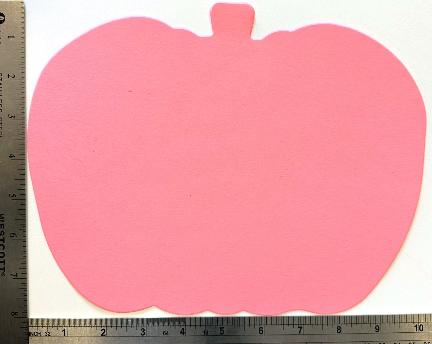 SHAPES ETC. Pretty in Pink-O-Ween Pumpkin Single Color Super Cut-Outs- 8” x 10”