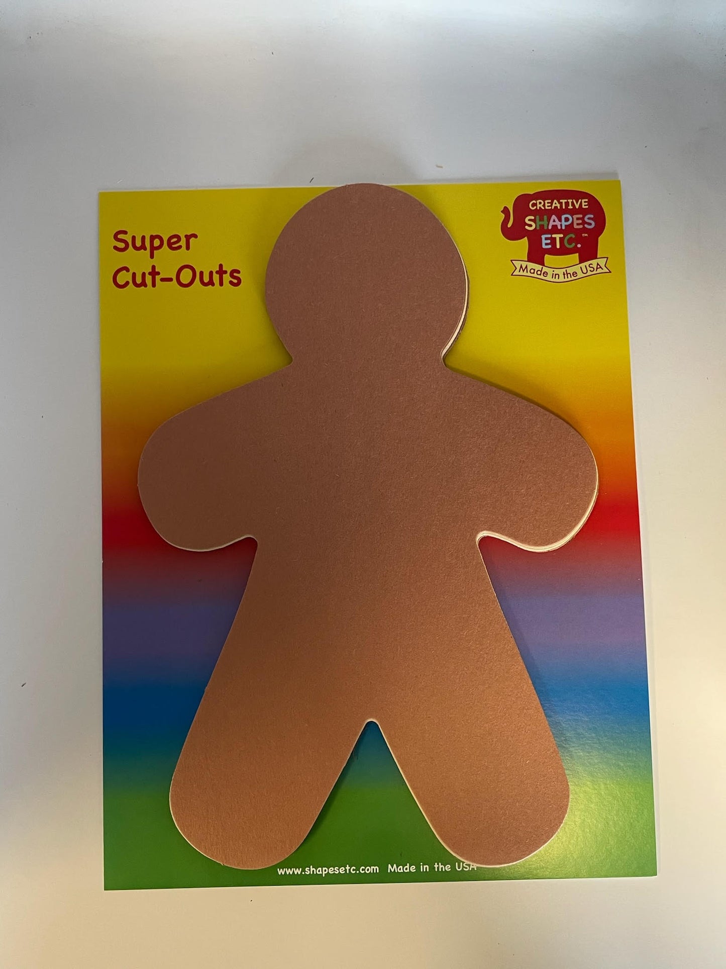 SHAPES ETC. Person Multicultural Super Cut-Outs- 8” x 10”