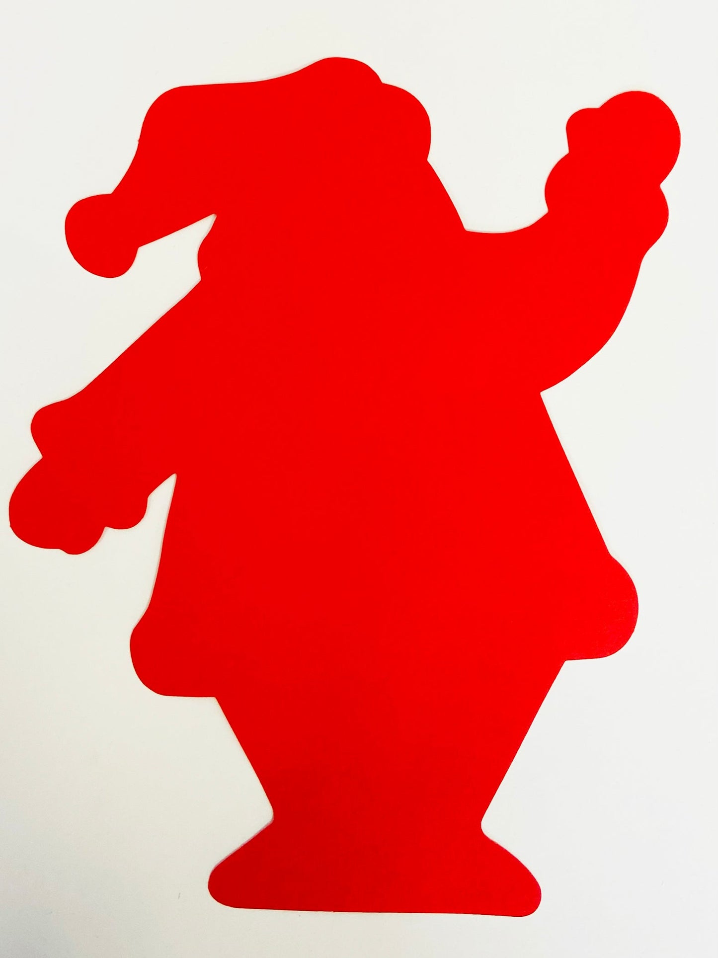 SHAPES ETC. Santa Single Color Super Cut-Outs- 8” x 10”