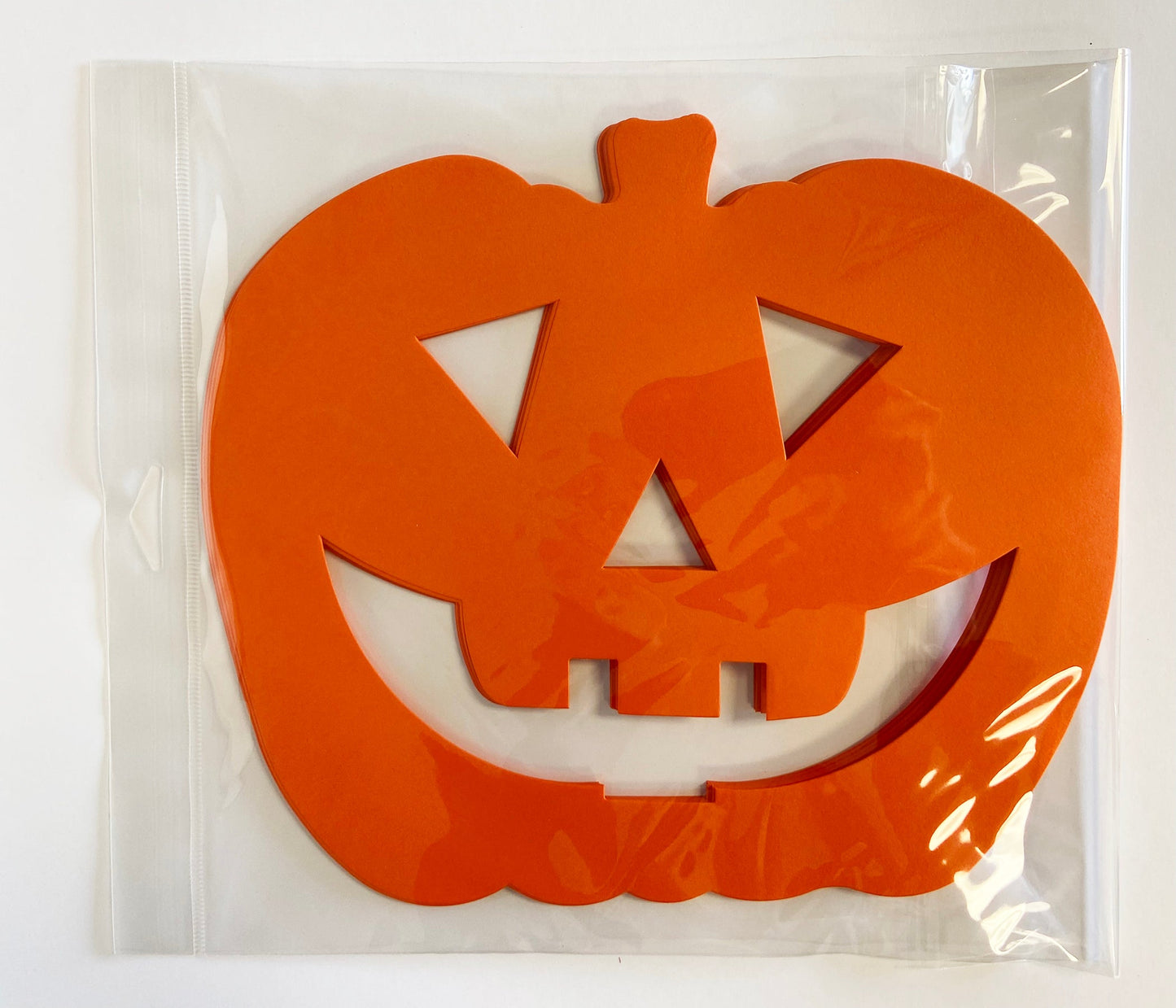 SHAPES ETC. Jack O Lantern Single Color Super Cut-Outs- 8” x 10”