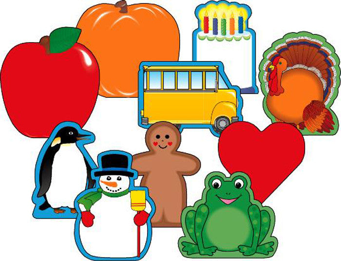 SHAPES ETC. Mini Notepad - Seasonal Decoration Set