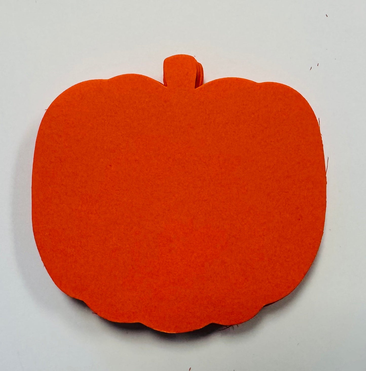SHAPES ETC. Small Single Color Cut-Out - Orange Pumpkin