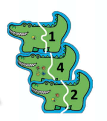 SHAPES ETC. Mini Notepad - Alligator
