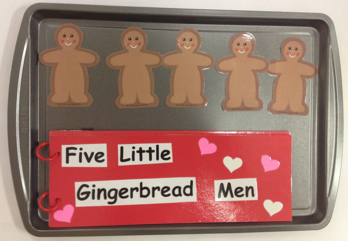 SHAPES ETC. Large Notepad - Gingerbread Man