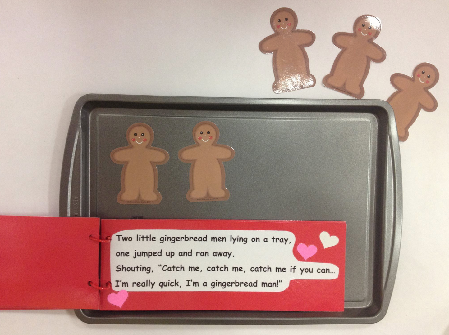 SHAPES ETC. Large Notepad - Gingerbread Man