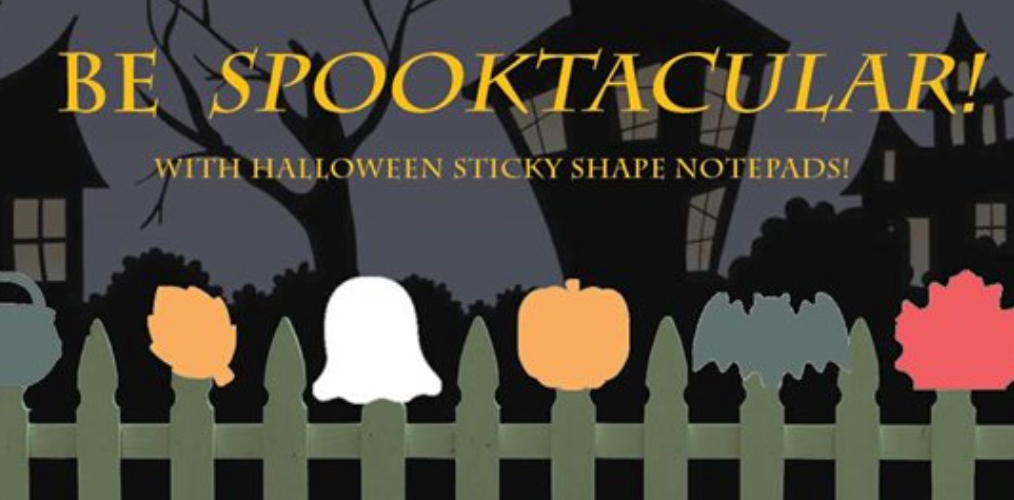 SHAPES ETC. Sticky Notepad Set - Halloween