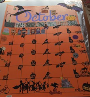 SHAPES ETC. Vertical Calendar - Set of 12