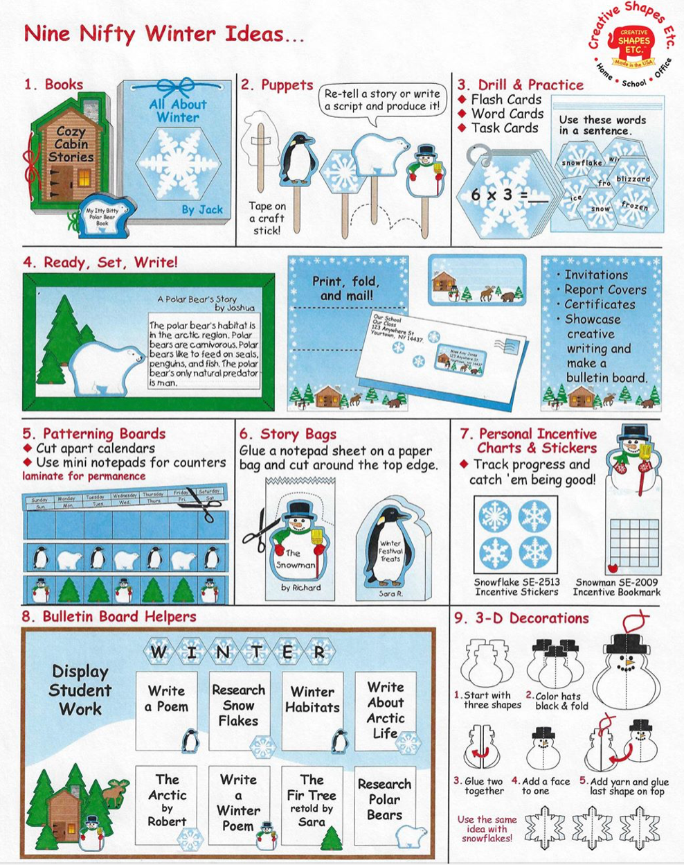 SHAPES ETC. Incentive Stickers - Snowflake (Pack of 1728)