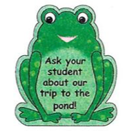 SHAPES ETC. Large Notepad - Frog