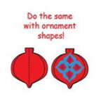 SHAPES ETC. Ornament Assorted Color Creative Cut-Outs- 3”