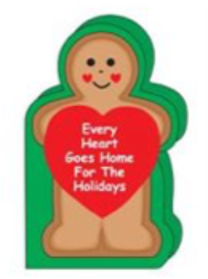 SHAPES ETC. Large Notepad - Gingerbread Man