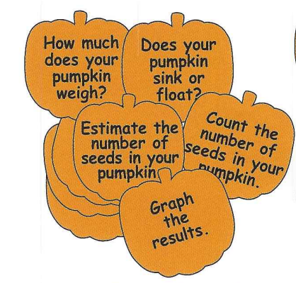 SHAPES ETC. Small Single Color Cut-Out - Orange Pumpkin