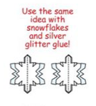 SHAPES ETC. Large Single Color Creative Foam Cut-Outs - Snowflake